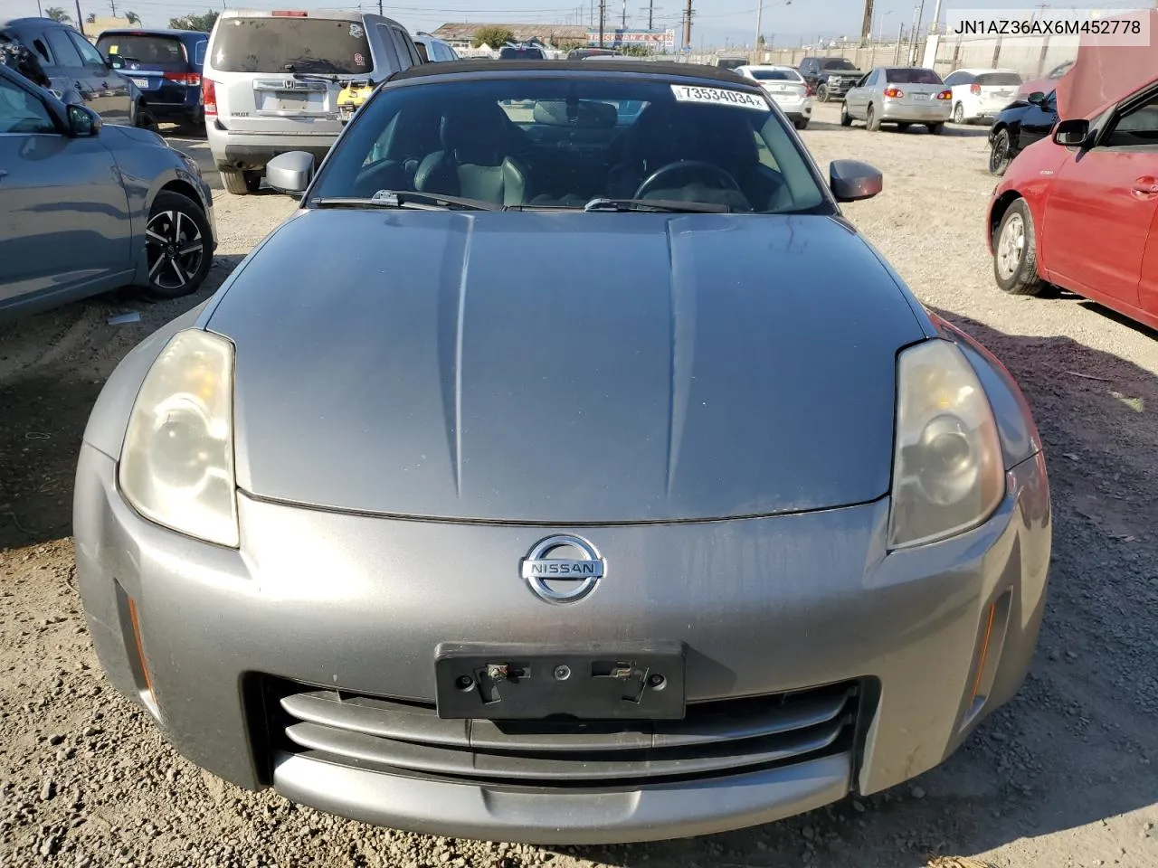 2006 Nissan 350Z Roadster VIN: JN1AZ36AX6M452778 Lot: 73534034