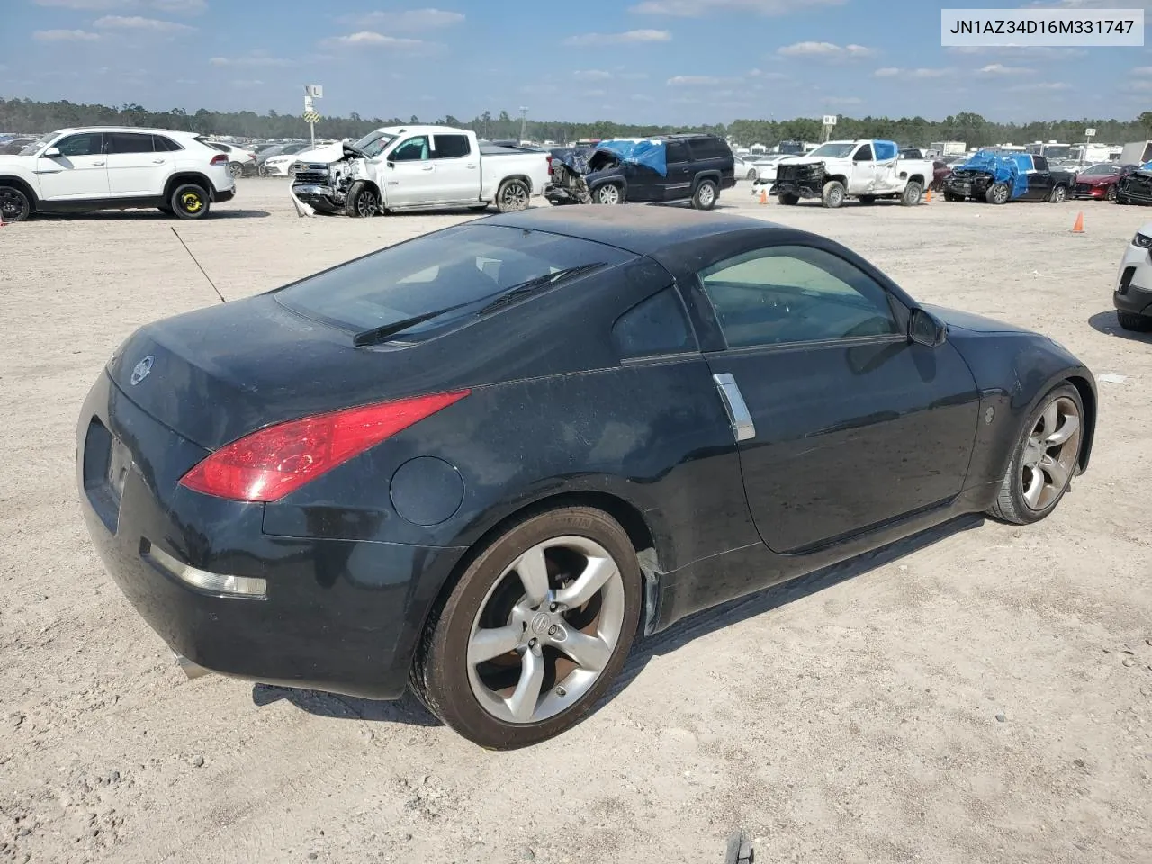 2006 Nissan 350Z Coupe VIN: JN1AZ34D16M331747 Lot: 74018464