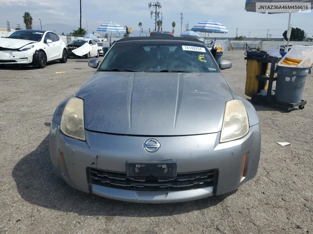 2006 Nissan 350Z Roadster VIN: JN1AZ36A46M456616 Lot: 74140234