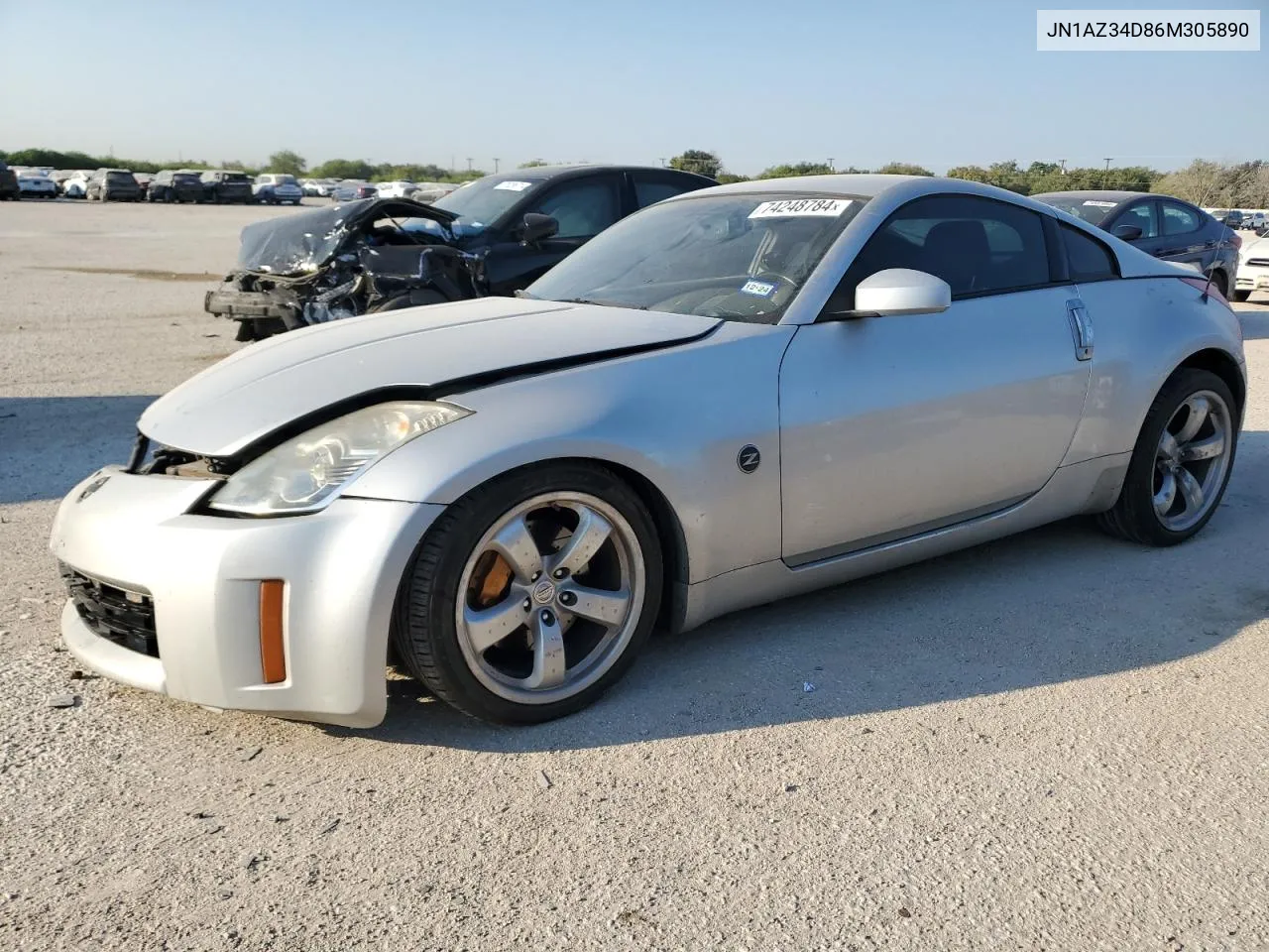 2006 Nissan 350Z Coupe VIN: JN1AZ34D86M305890 Lot: 74248784