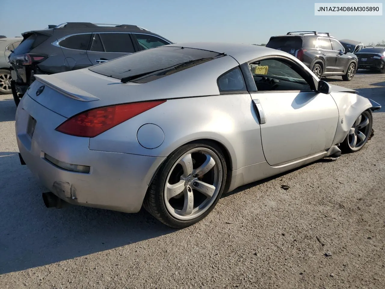 2006 Nissan 350Z Coupe VIN: JN1AZ34D86M305890 Lot: 74248784