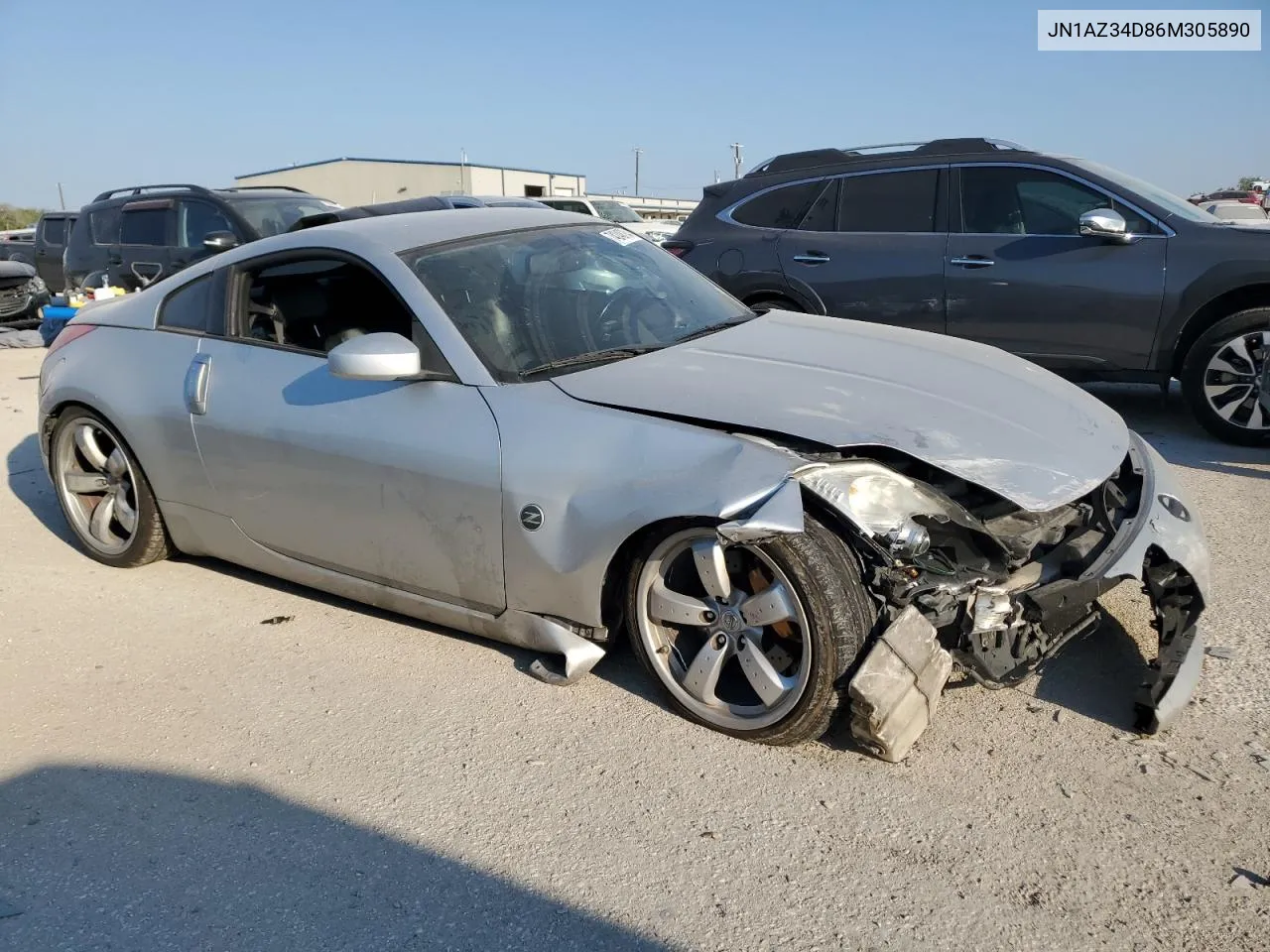 2006 Nissan 350Z Coupe VIN: JN1AZ34D86M305890 Lot: 74248784