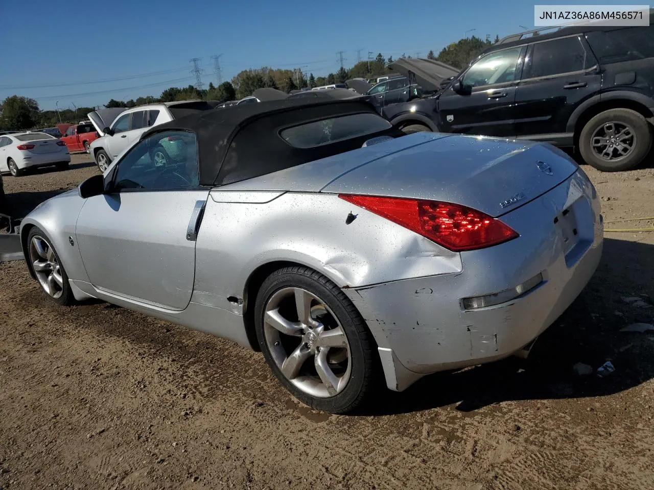 2006 Nissan 350Z Roadster VIN: JN1AZ36A86M456571 Lot: 74448664