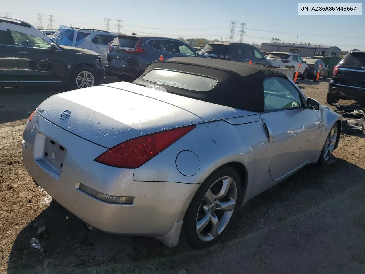 2006 Nissan 350Z Roadster VIN: JN1AZ36A86M456571 Lot: 74448664