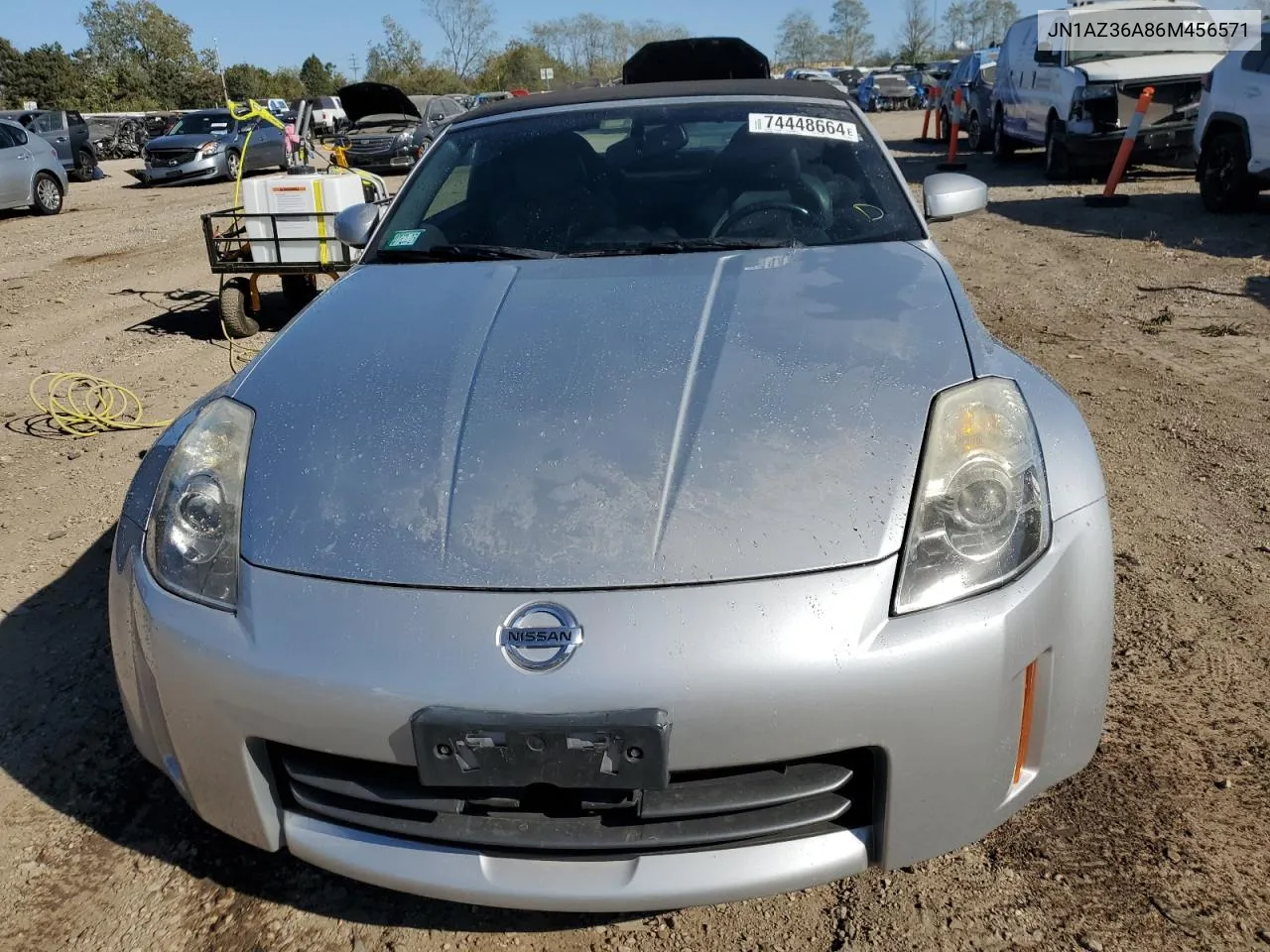 2006 Nissan 350Z Roadster VIN: JN1AZ36A86M456571 Lot: 74448664