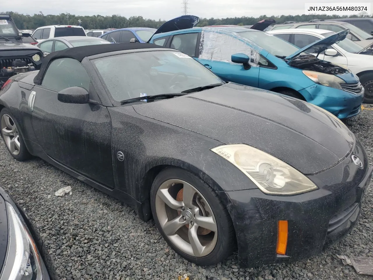 2006 Nissan 350Z Roadster VIN: JN1AZ36A56M480374 Lot: 74507314