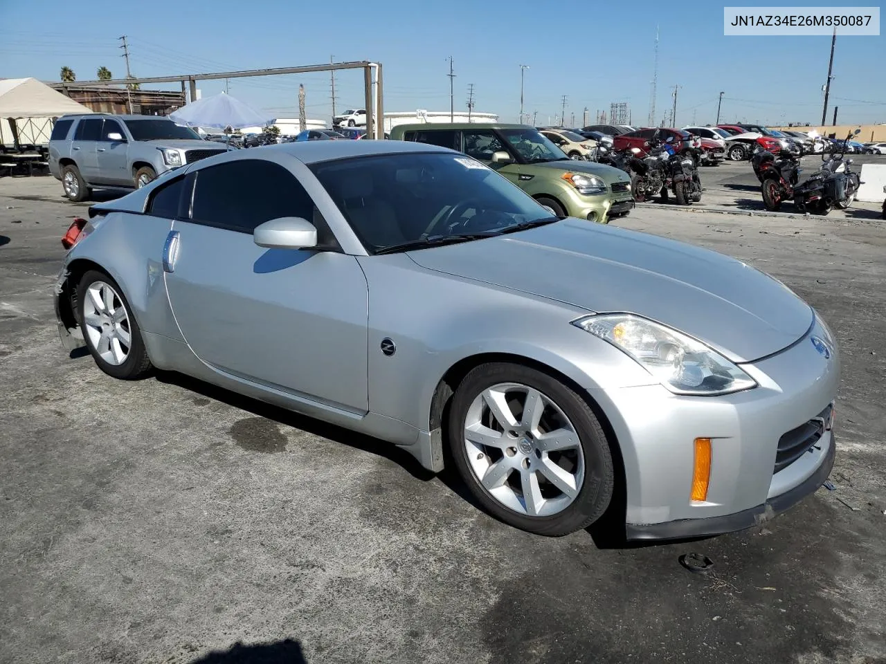 2006 Nissan 350Z Coupe VIN: JN1AZ34E26M350087 Lot: 76142784