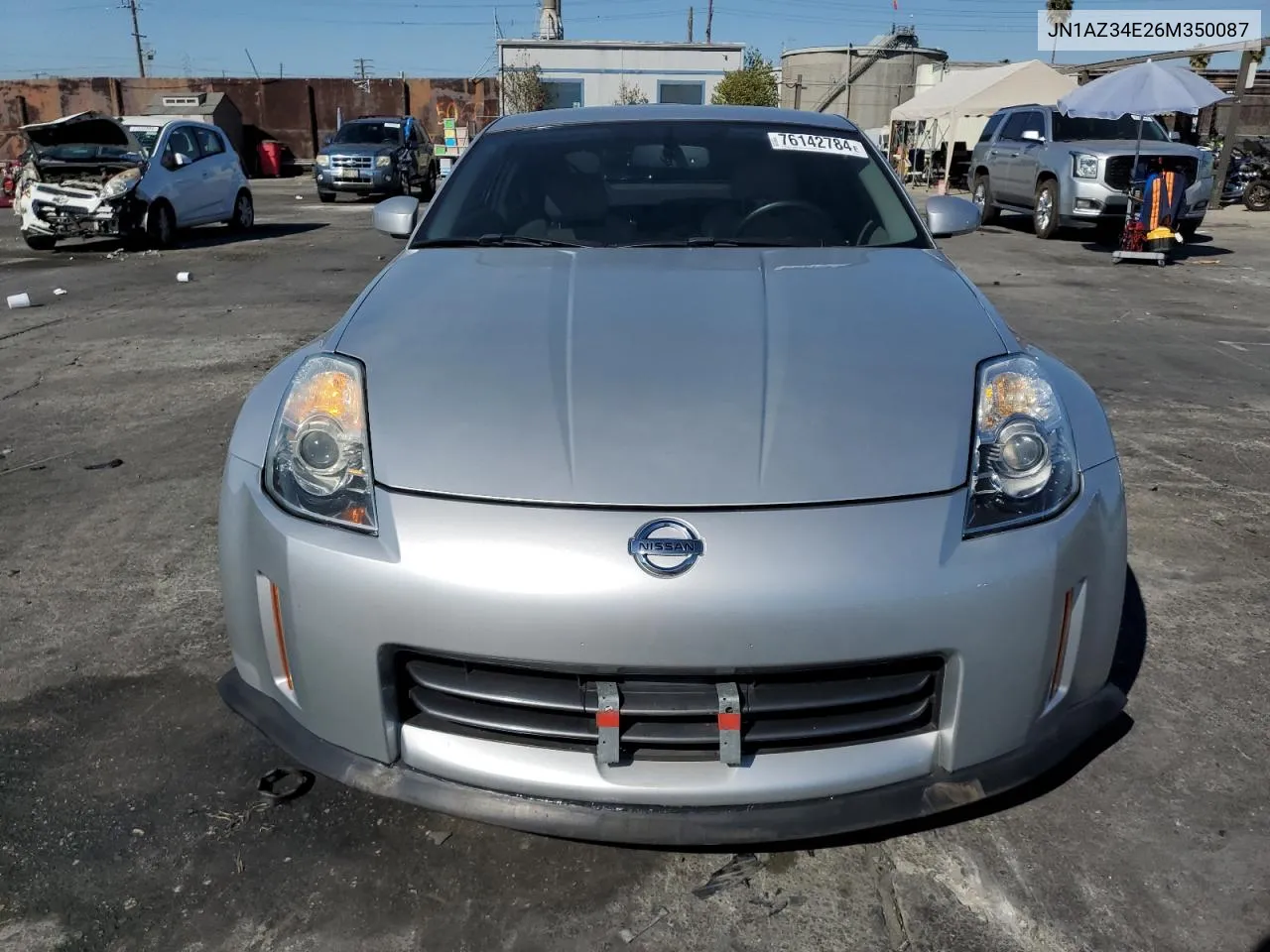 2006 Nissan 350Z Coupe VIN: JN1AZ34E26M350087 Lot: 76142784