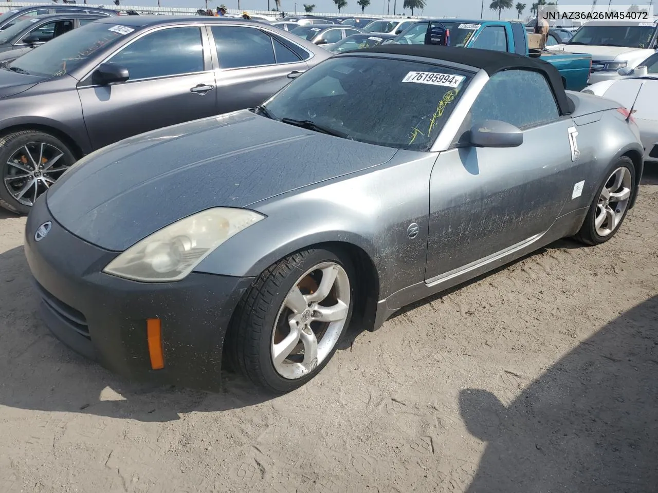 2006 Nissan 350Z Roadster VIN: JN1AZ36A26M454072 Lot: 76195994