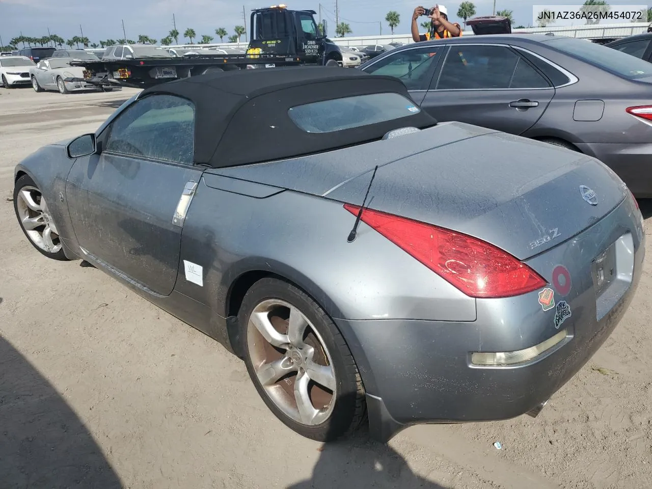 2006 Nissan 350Z Roadster VIN: JN1AZ36A26M454072 Lot: 76195994