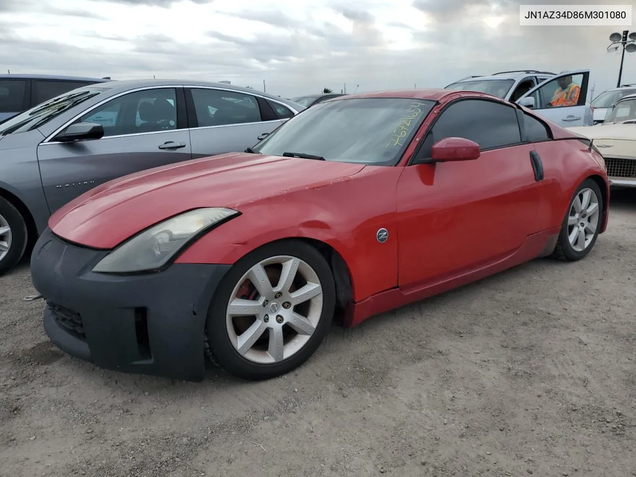 2006 Nissan 350Z Coupe VIN: JN1AZ34D86M301080 Lot: 76721654