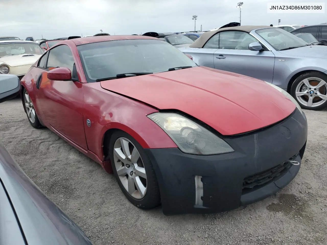 2006 Nissan 350Z Coupe VIN: JN1AZ34D86M301080 Lot: 76721654