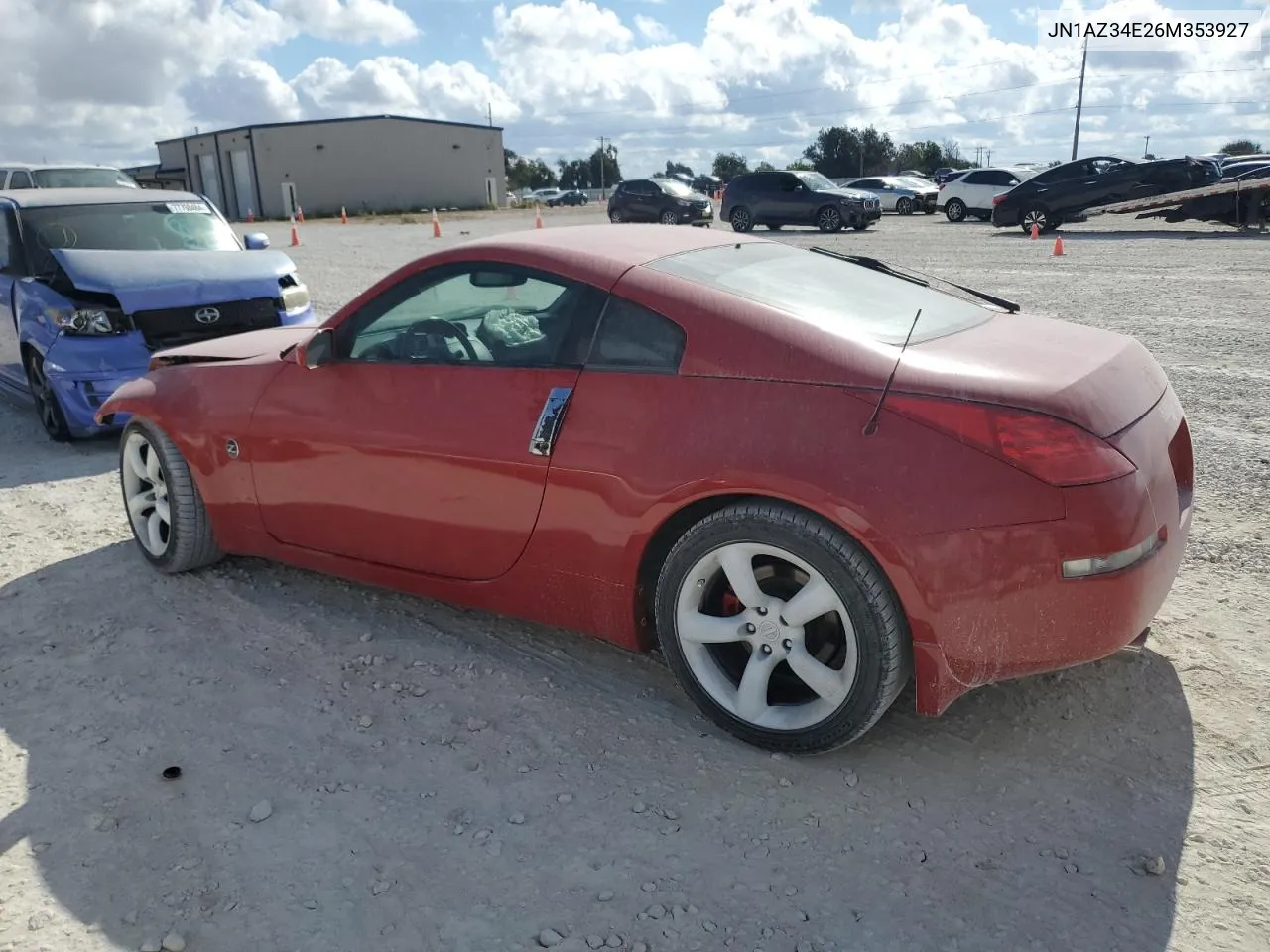 2006 Nissan 350Z Coupe VIN: JN1AZ34E26M353927 Lot: 77889624