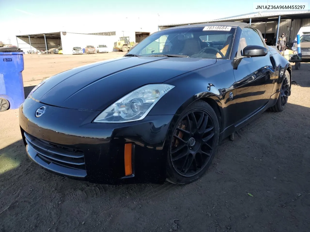 2006 Nissan 350Z Roadster VIN: JN1AZ36A96M455297 Lot: 78318684