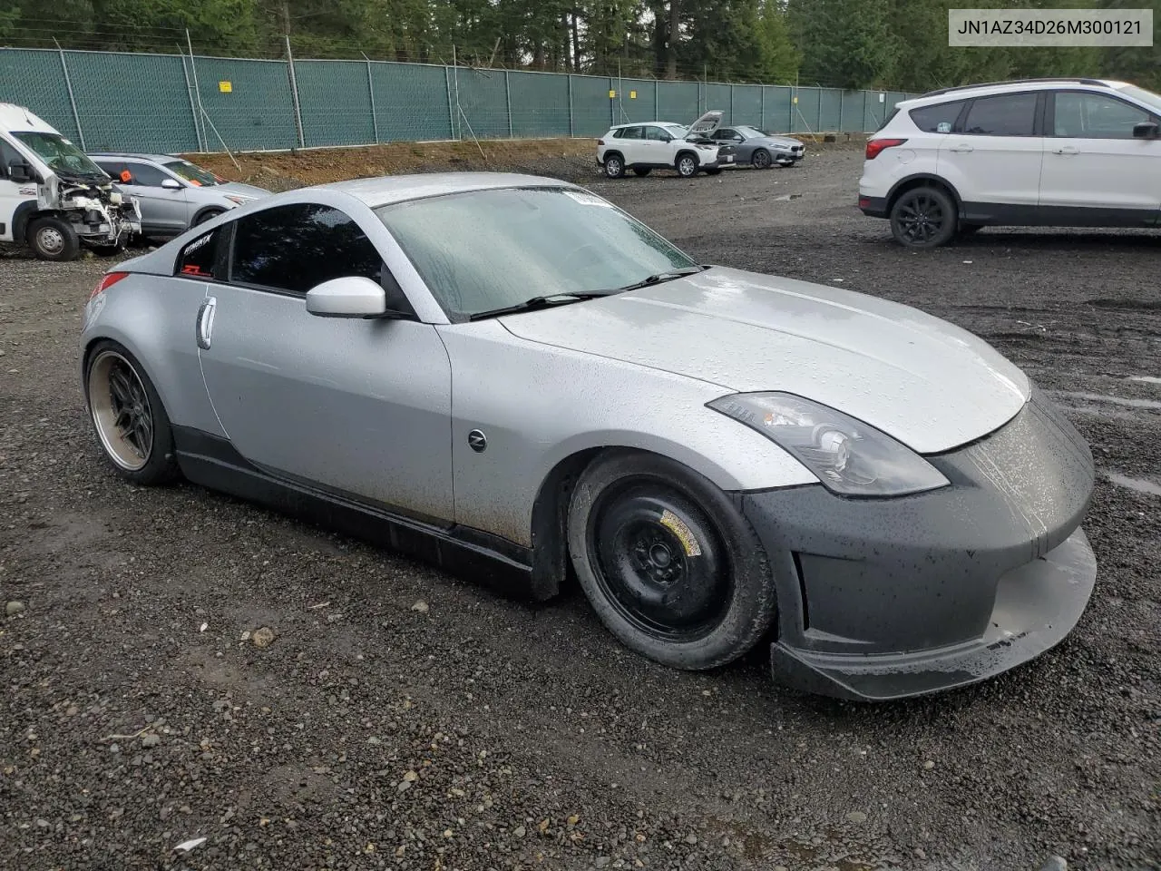 2006 Nissan 350Z Coupe VIN: JN1AZ34D26M300121 Lot: 78798614