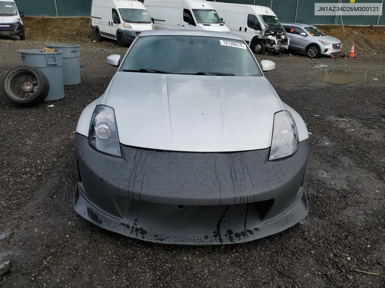 2006 Nissan 350Z Coupe VIN: JN1AZ34D26M300121 Lot: 78798614