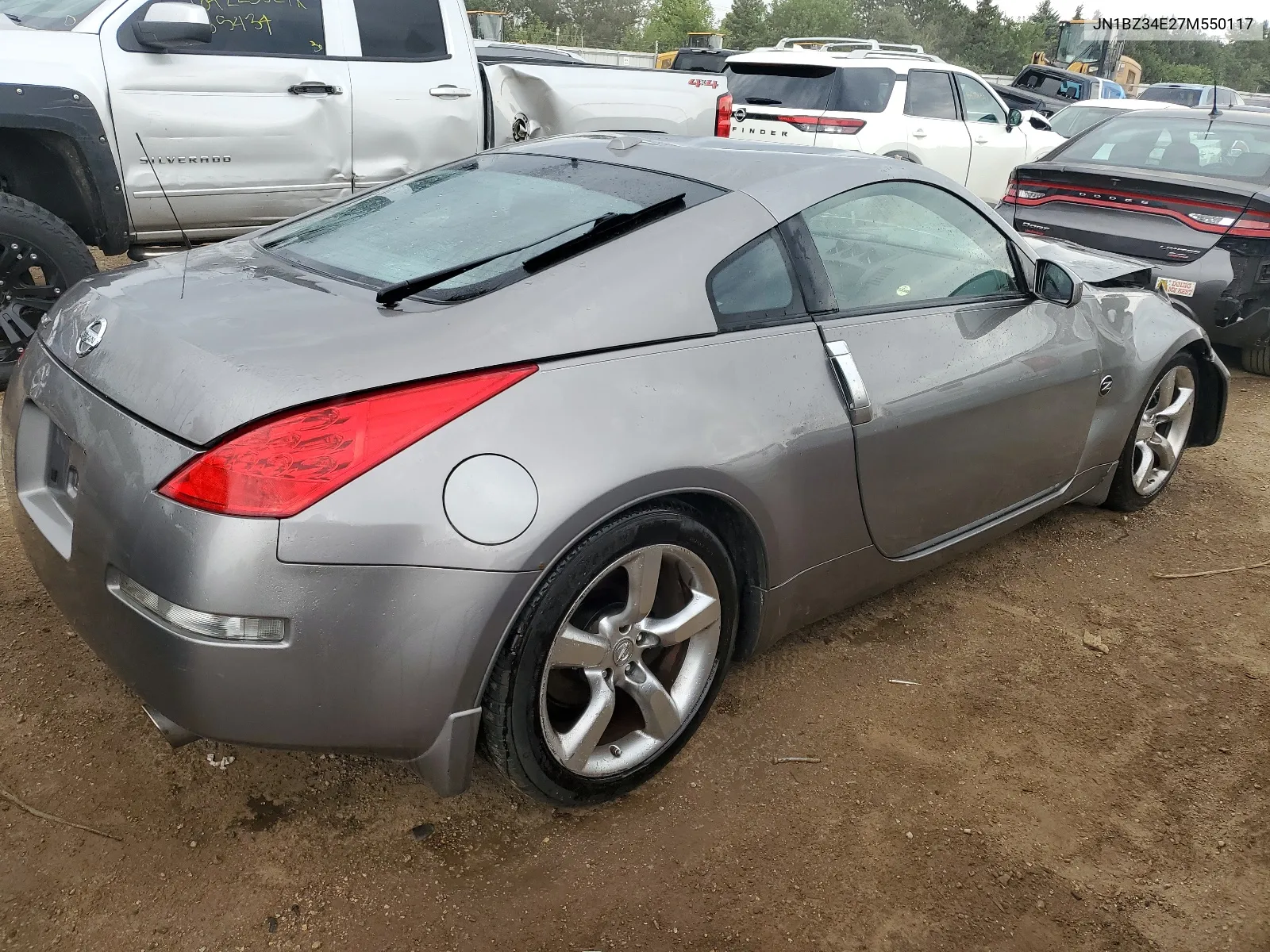 2007 Nissan 350Z Coupe VIN: JN1BZ34E27M550117 Lot: 65009974