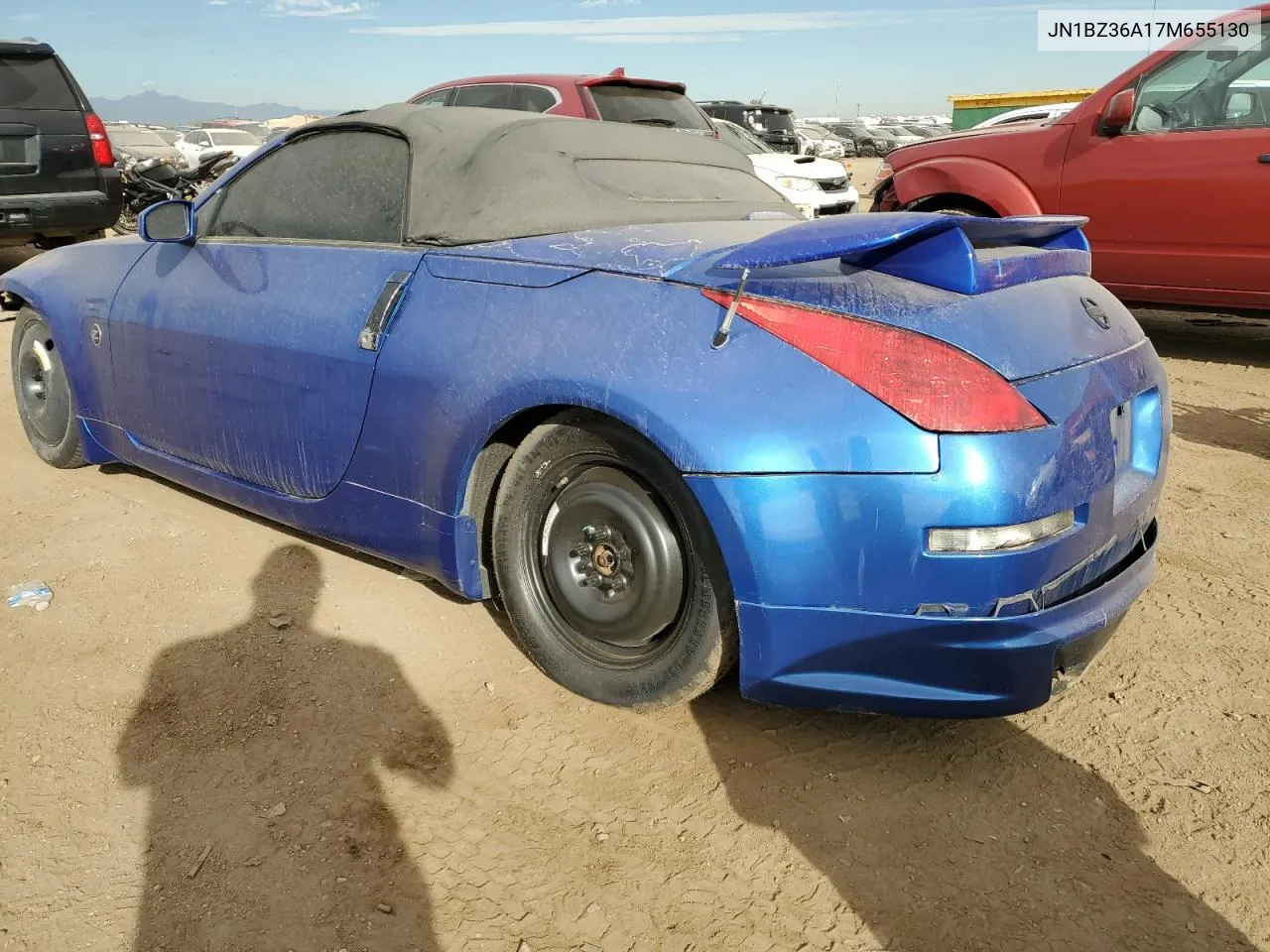 2007 Nissan 350Z Roadster VIN: JN1BZ36A17M655130 Lot: 71851864