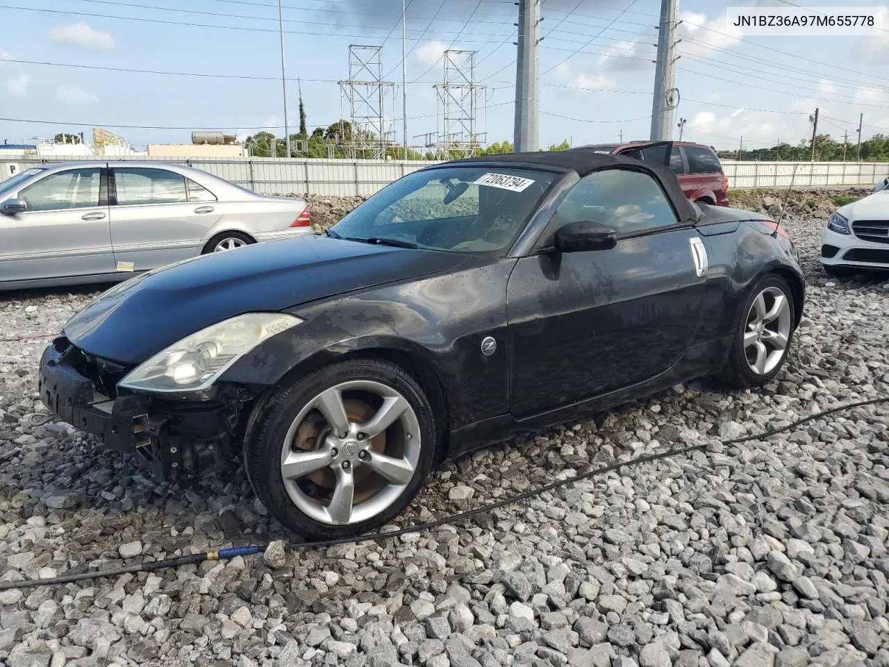 2007 Nissan 350Z Roadster VIN: JN1BZ36A97M655778 Lot: 72063794