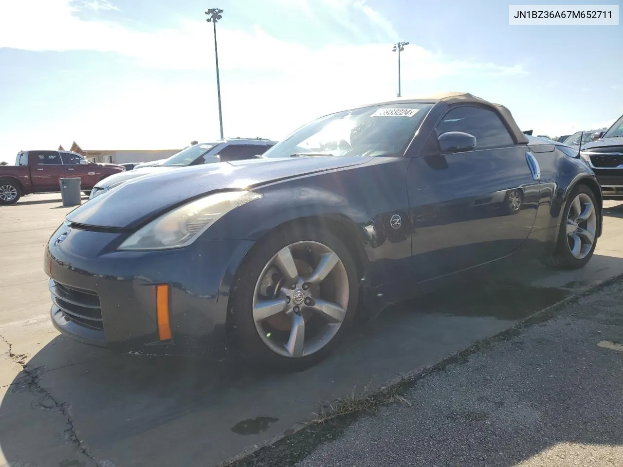 2007 Nissan 350Z Roadster VIN: JN1BZ36A67M652711 Lot: 73933224