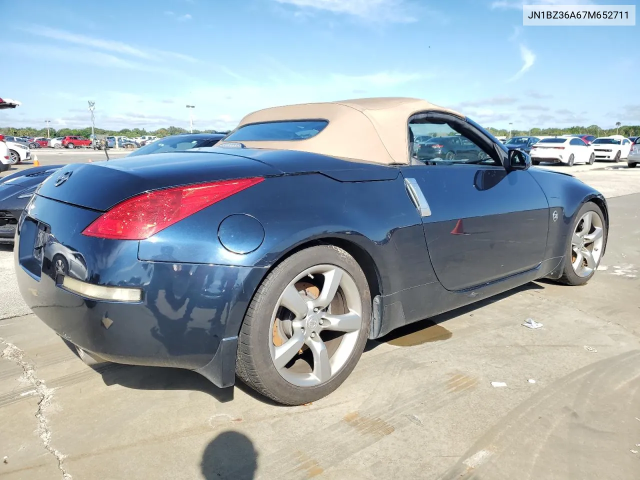 2007 Nissan 350Z Roadster VIN: JN1BZ36A67M652711 Lot: 73933224