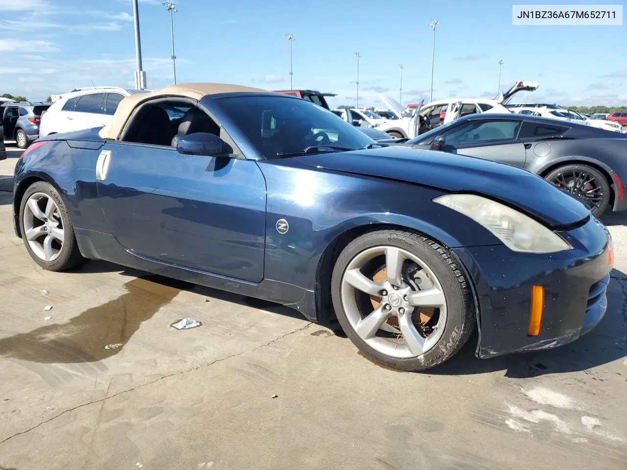 2007 Nissan 350Z Roadster VIN: JN1BZ36A67M652711 Lot: 73933224