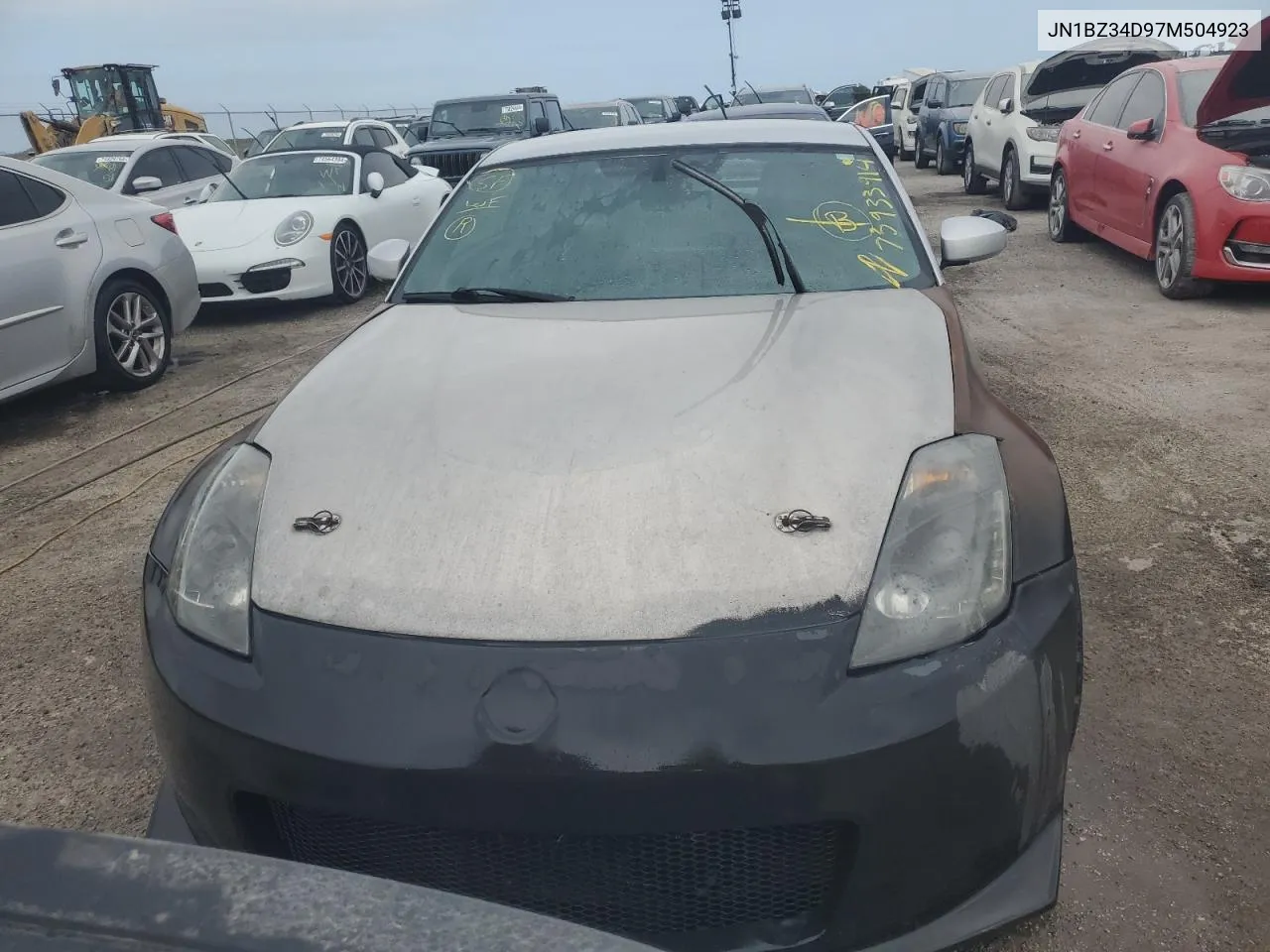 2007 Nissan 350Z Coupe VIN: JN1BZ34D97M504923 Lot: 73933914