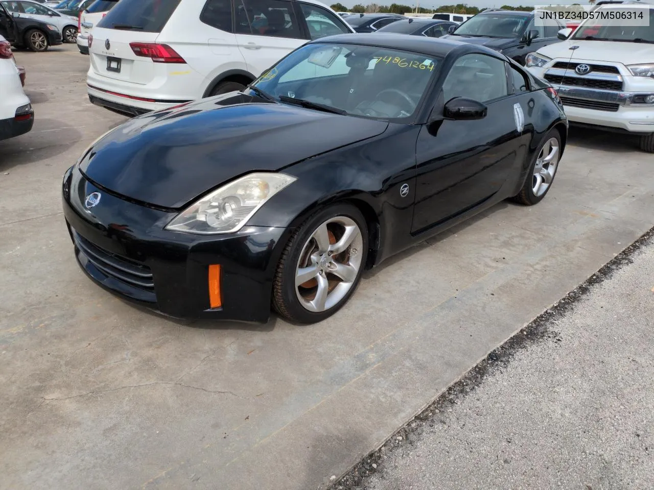 2007 Nissan 350Z Coupe VIN: JN1BZ34D57M506314 Lot: 74861264