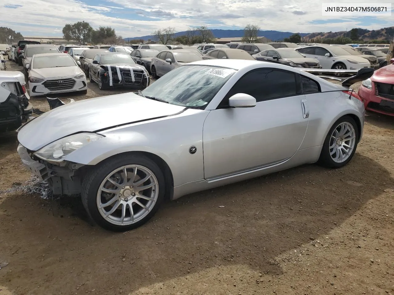 2007 Nissan 350Z Coupe VIN: JN1BZ34D47M506871 Lot: 76198664