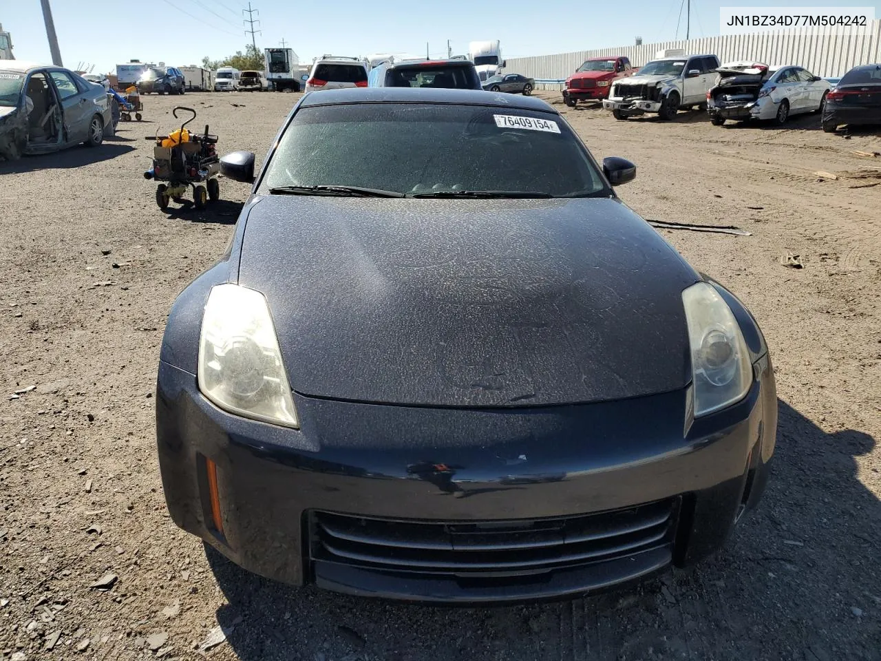 2007 Nissan 350Z Coupe VIN: JN1BZ34D77M504242 Lot: 76409154