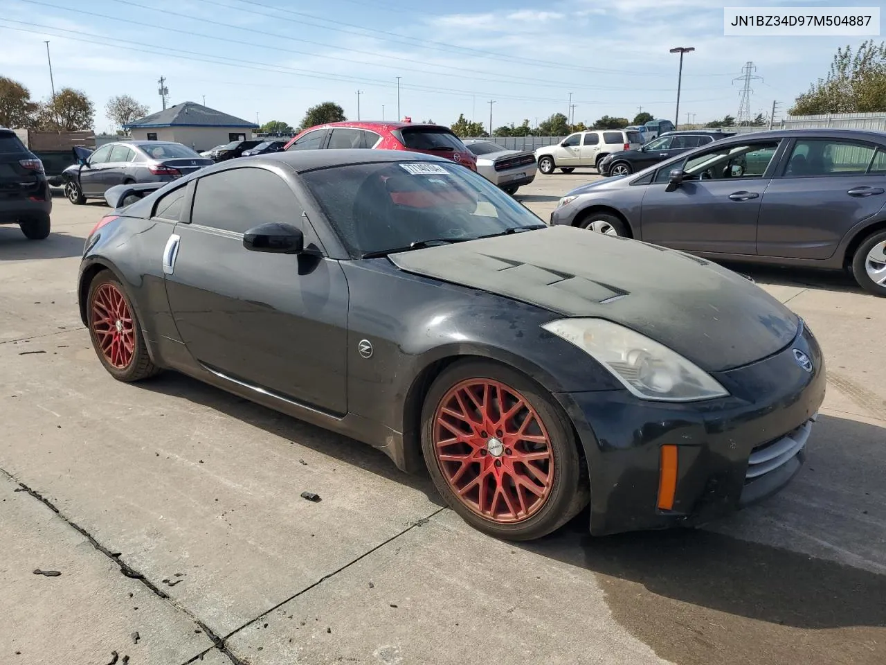 2007 Nissan 350Z Coupe VIN: JN1BZ34D97M504887 Lot: 77140104