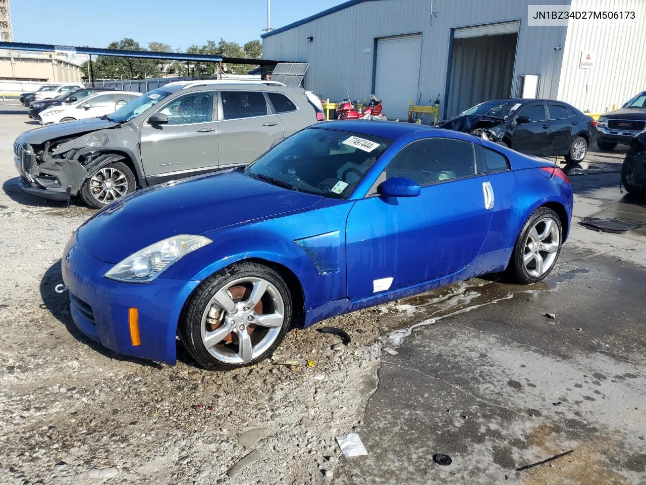 2007 Nissan 350Z Coupe VIN: JN1BZ34D27M506173 Lot: 77497444