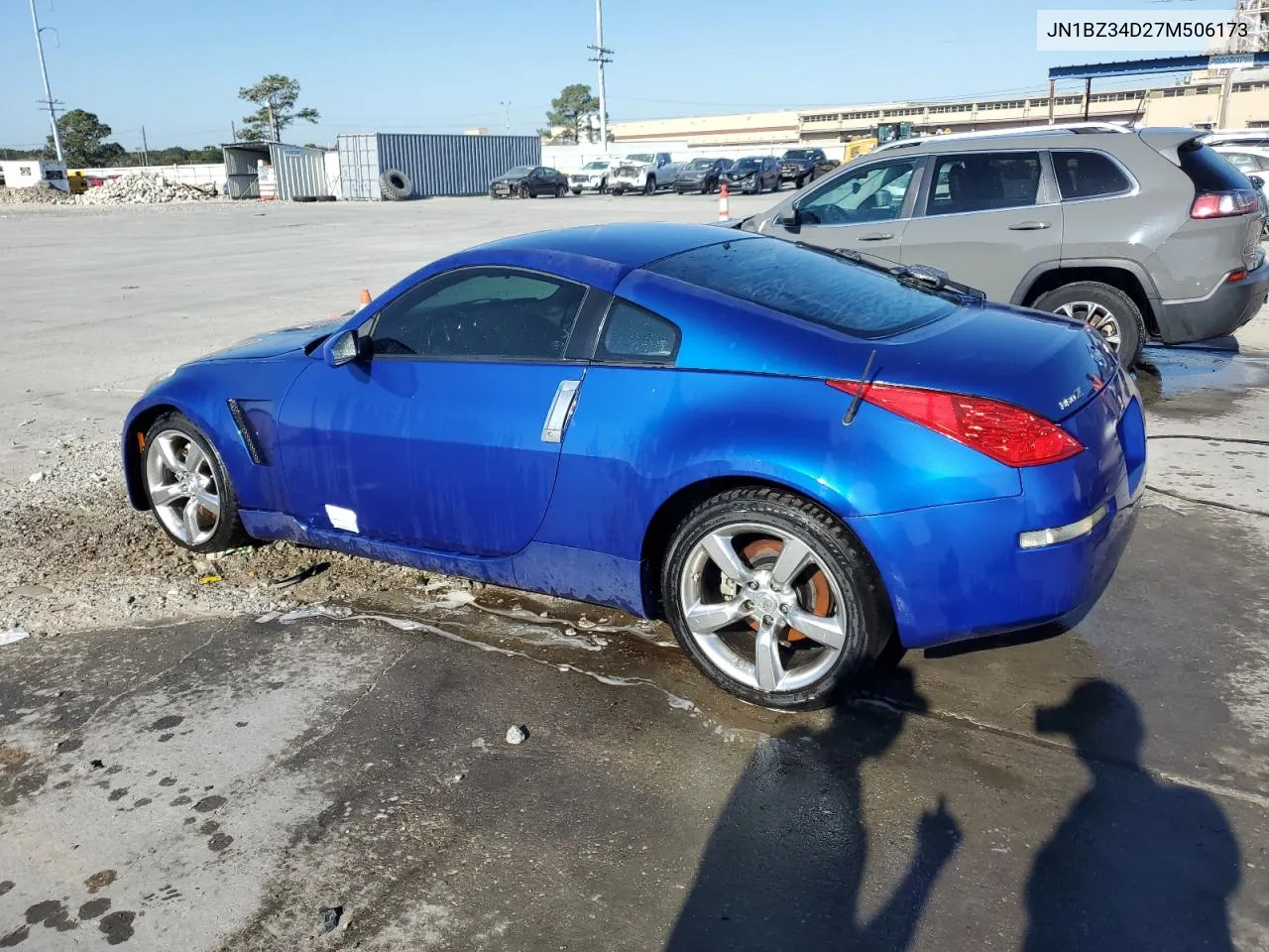 2007 Nissan 350Z Coupe VIN: JN1BZ34D27M506173 Lot: 77497444