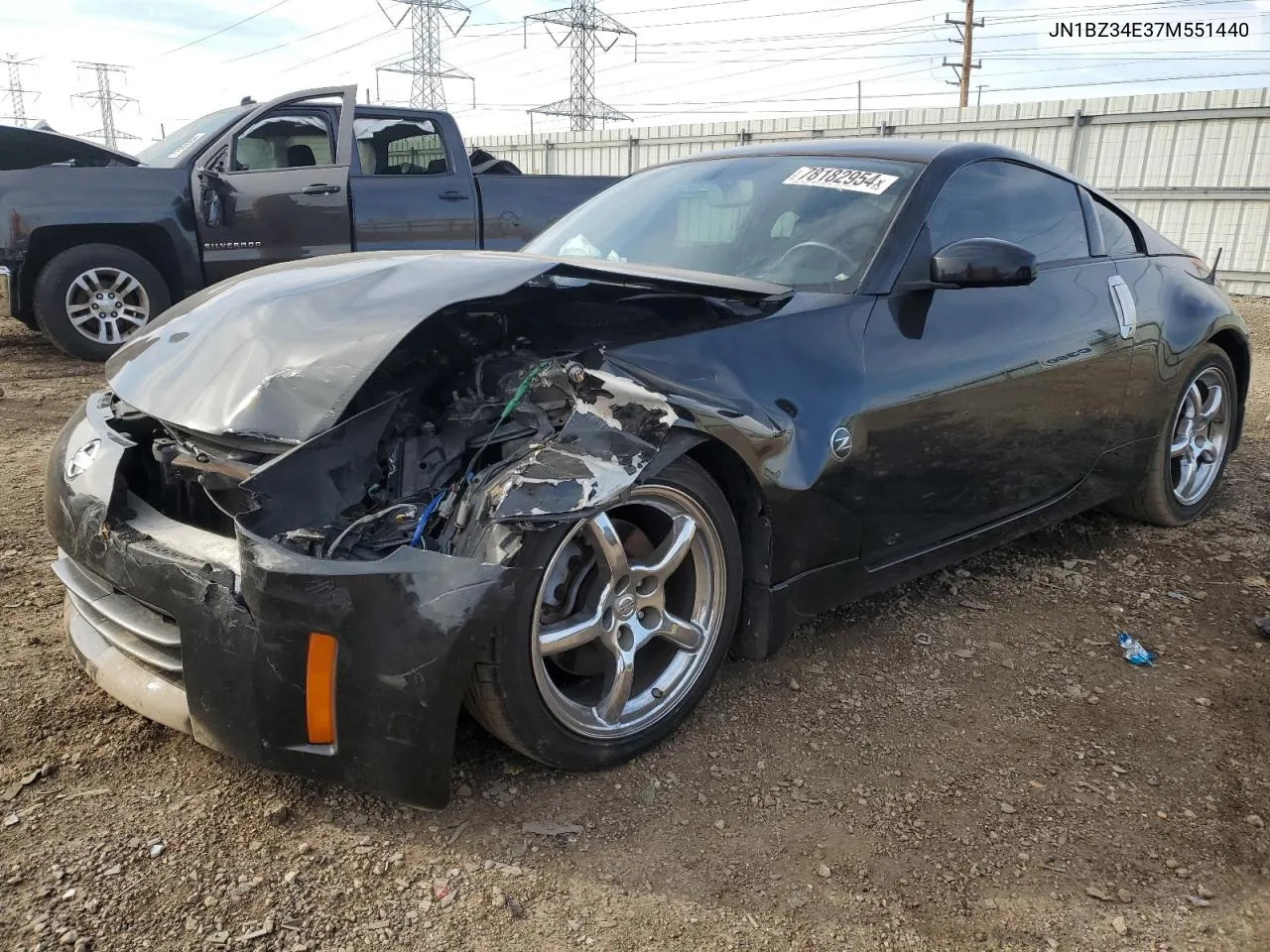 JN1BZ34E37M551440 2007 Nissan 350Z Coupe