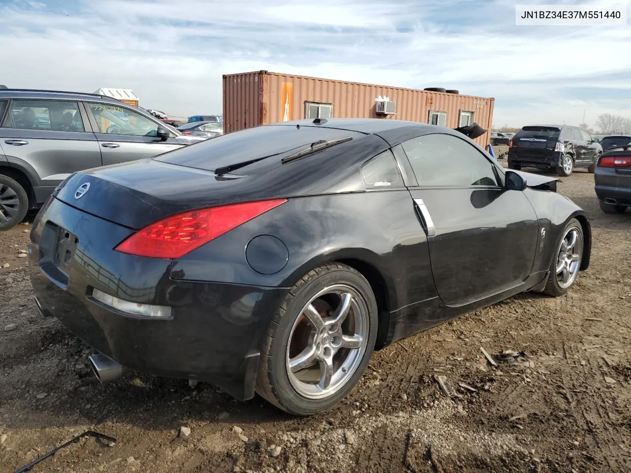 2007 Nissan 350Z Coupe VIN: JN1BZ34E37M551440 Lot: 78182954