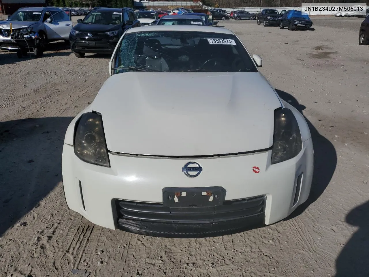 2007 Nissan 350Z Coupe VIN: JN1BZ34D27M506013 Lot: 78582624