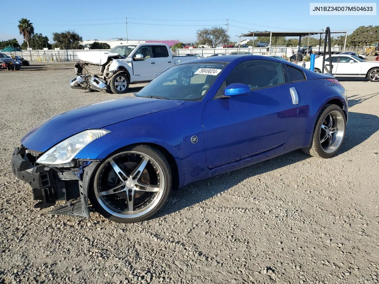 2007 Nissan 350Z Coupe VIN: JN1BZ34D07M504633 Lot: 79049024