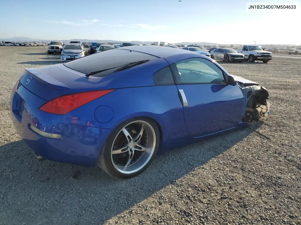 2007 Nissan 350Z Coupe VIN: JN1BZ34D07M504633 Lot: 79049024