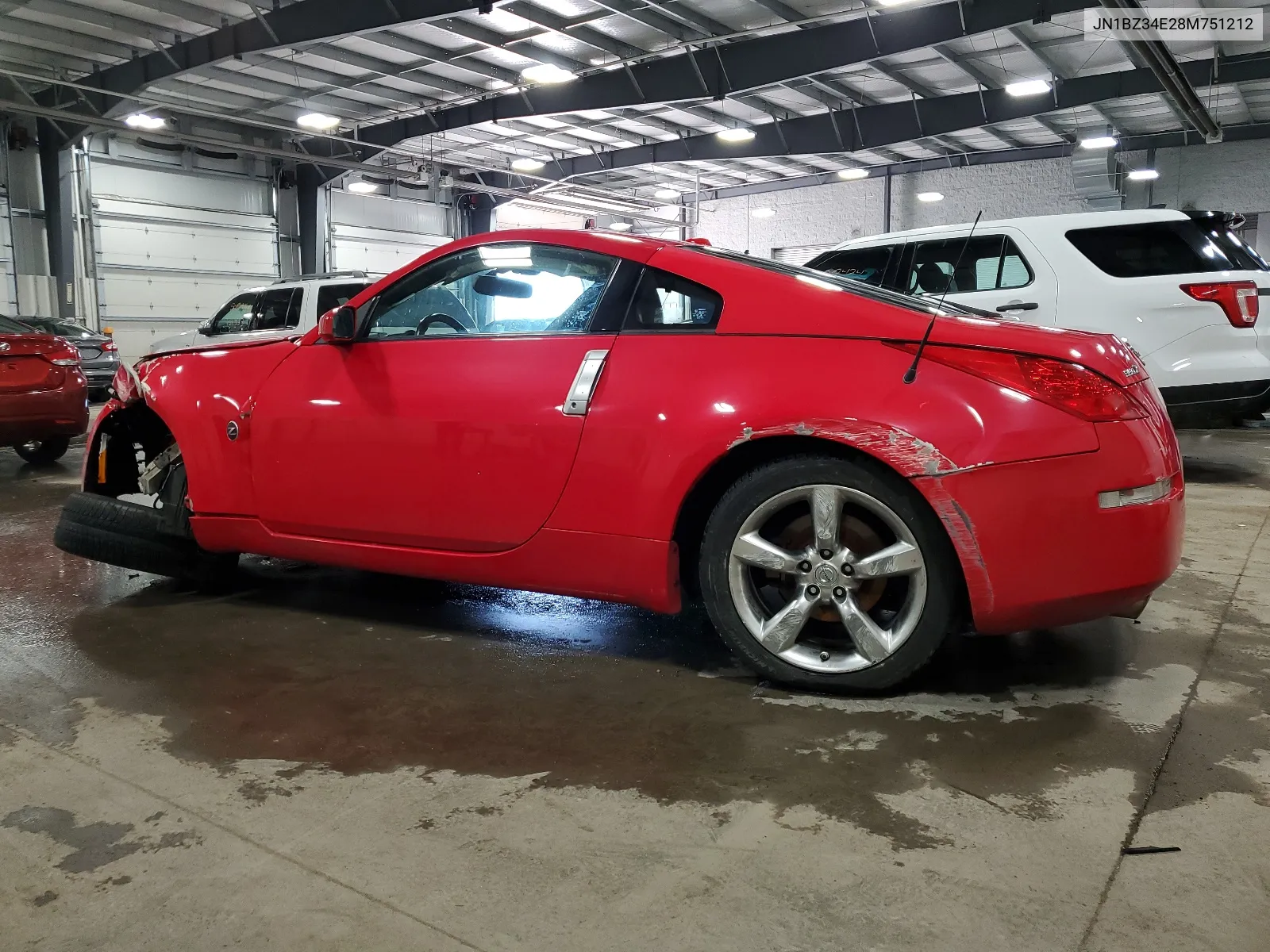 2008 Nissan 350Z Coupe VIN: JN1BZ34E28M751212 Lot: 50895564