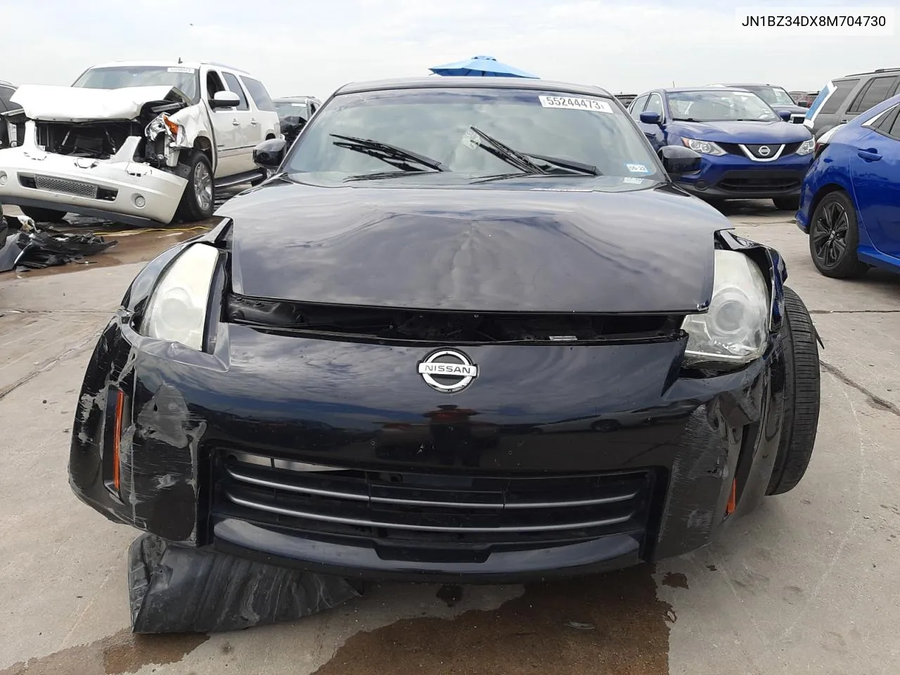 2008 Nissan 350Z Coupe VIN: JN1BZ34DX8M704730 Lot: 55244473