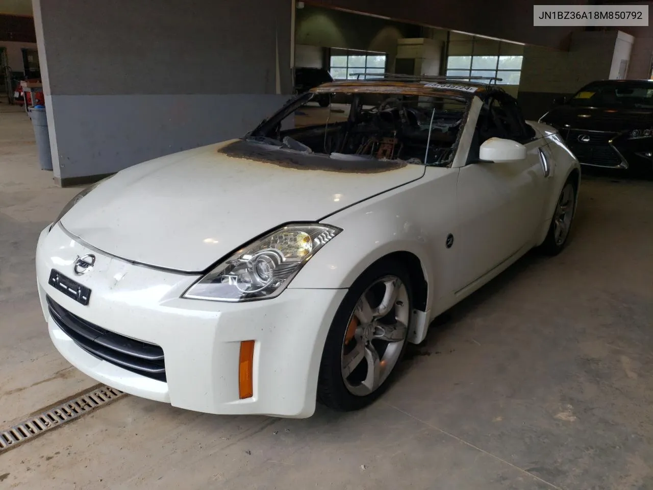 2008 Nissan 350Z Roadster VIN: JN1BZ36A18M850792 Lot: 57545724