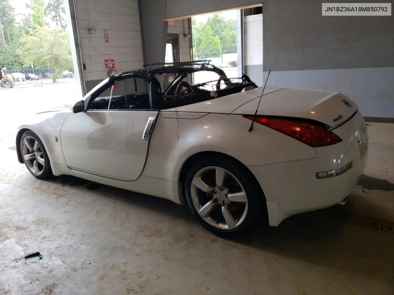 2008 Nissan 350Z Roadster VIN: JN1BZ36A18M850792 Lot: 57545724