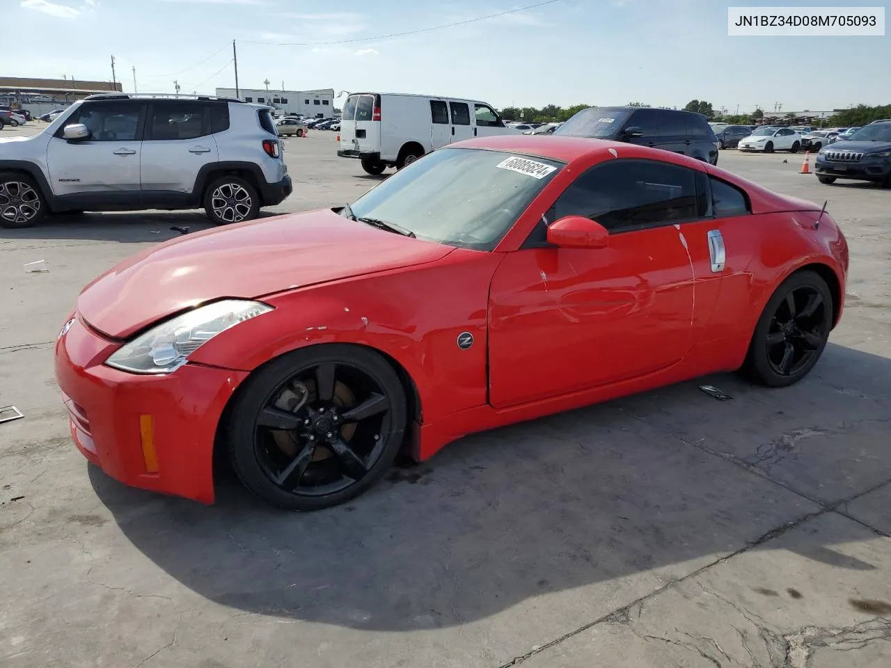 JN1BZ34D08M705093 2008 Nissan 350Z Coupe