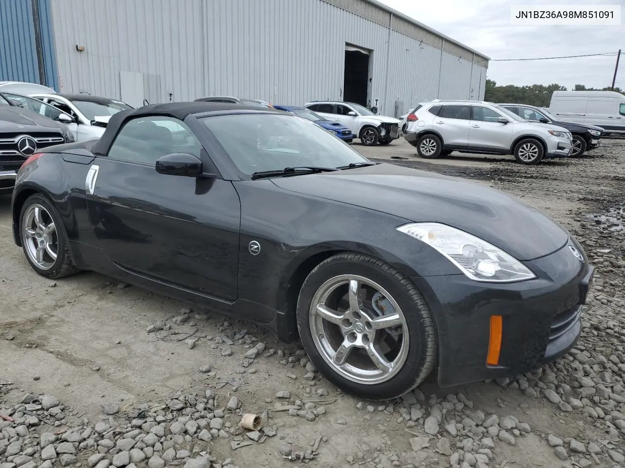 2008 Nissan 350Z Roadster VIN: JN1BZ36A98M851091 Lot: 72007834