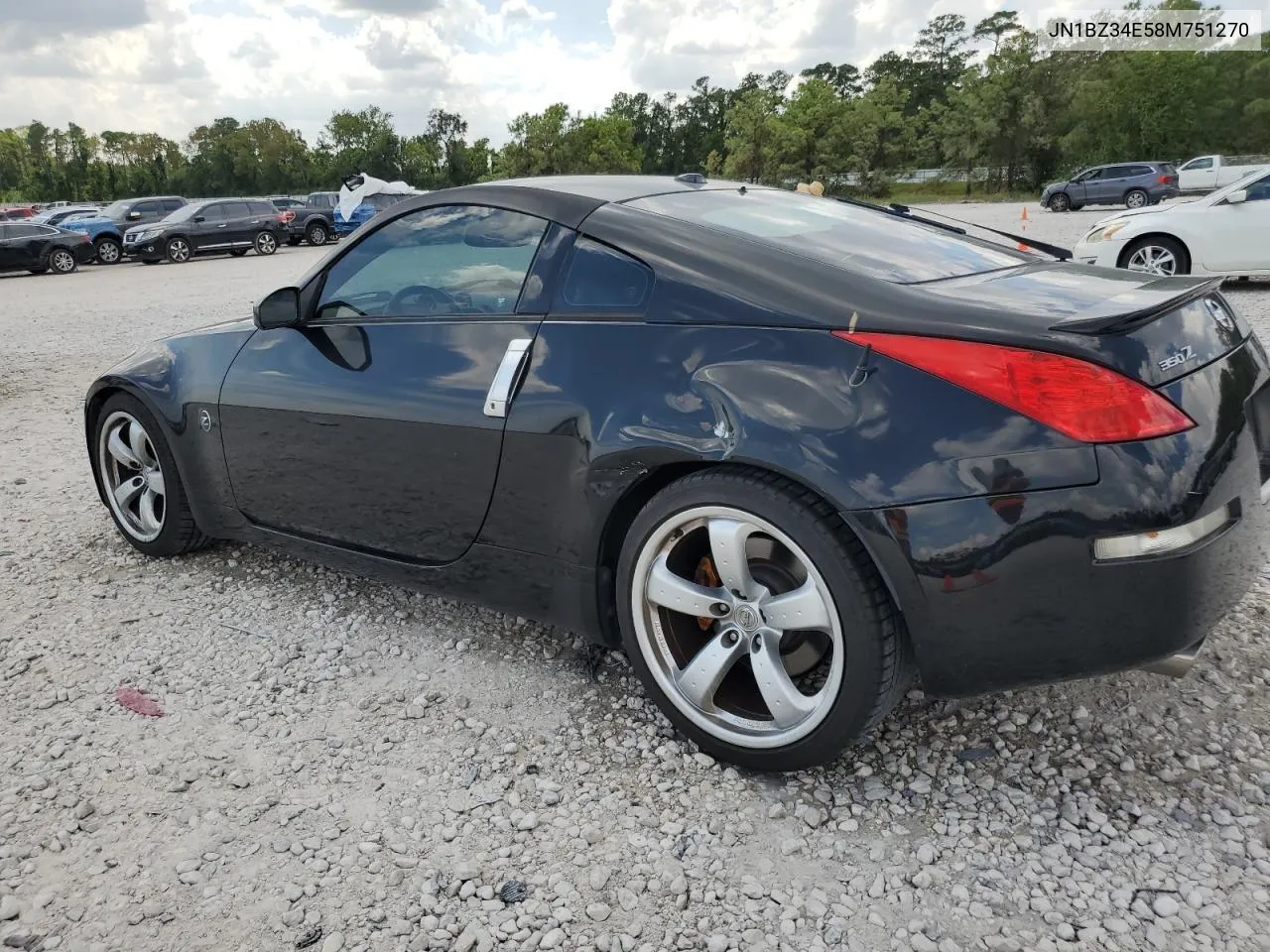 2008 Nissan 350Z Coupe VIN: JN1BZ34E58M751270 Lot: 72465074