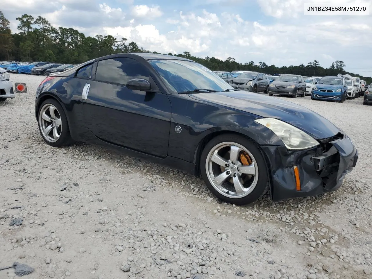 2008 Nissan 350Z Coupe VIN: JN1BZ34E58M751270 Lot: 72465074