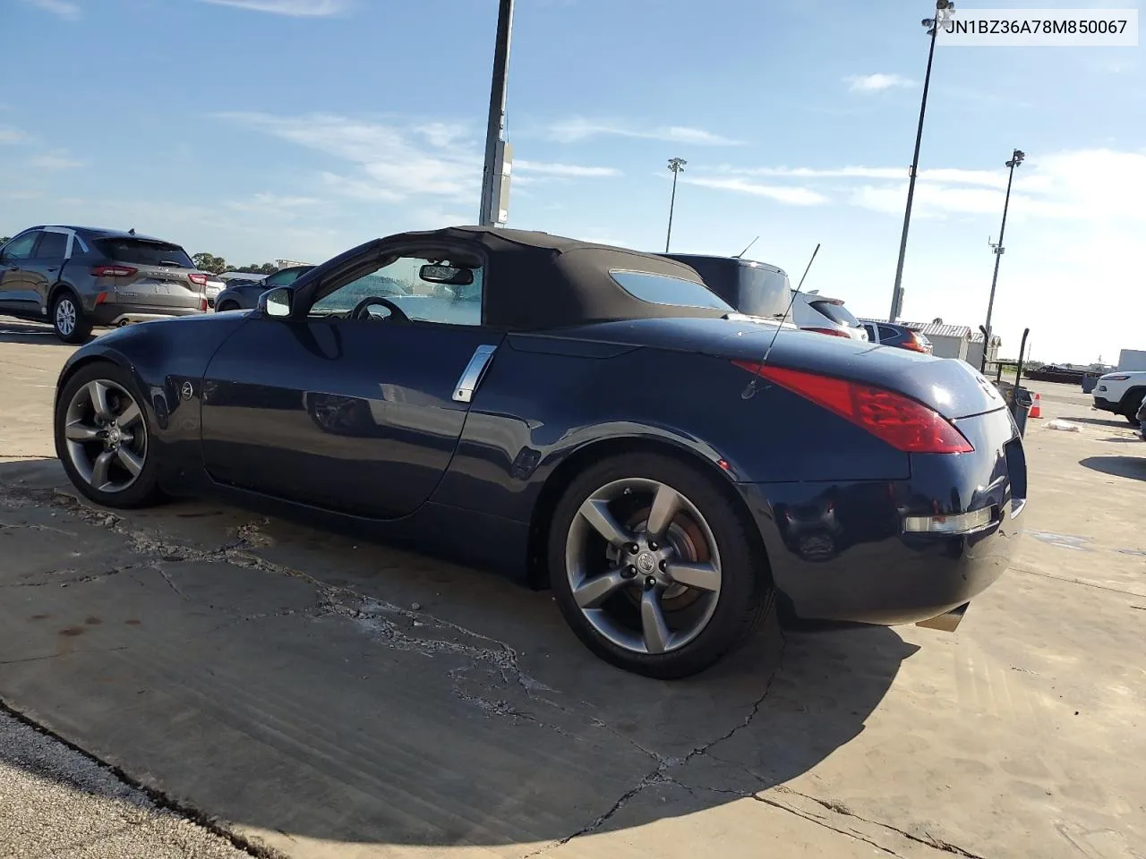 2008 Nissan 350Z Roadster VIN: JN1BZ36A78M850067 Lot: 73639854