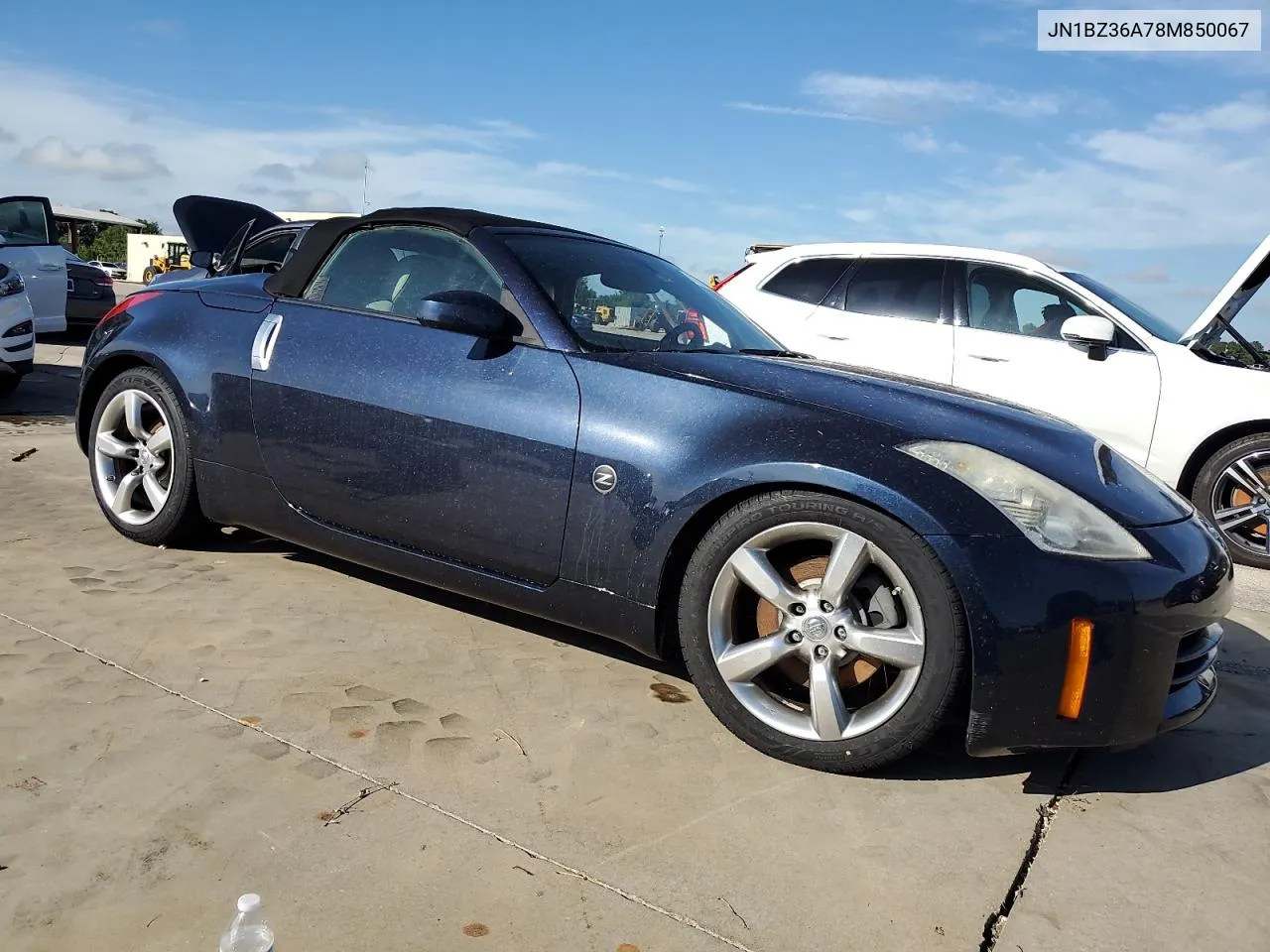 2008 Nissan 350Z Roadster VIN: JN1BZ36A78M850067 Lot: 73639854