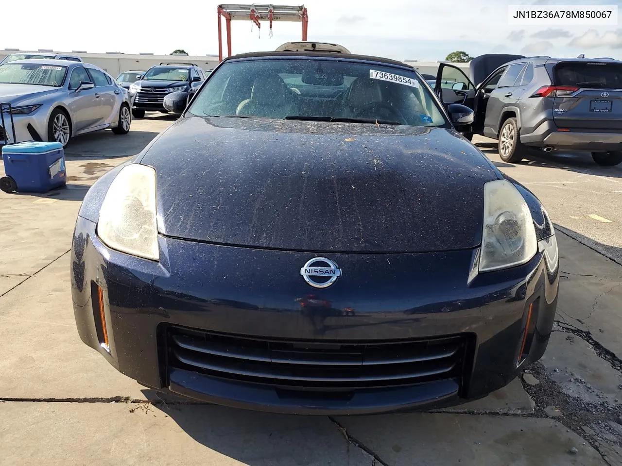 2008 Nissan 350Z Roadster VIN: JN1BZ36A78M850067 Lot: 73639854