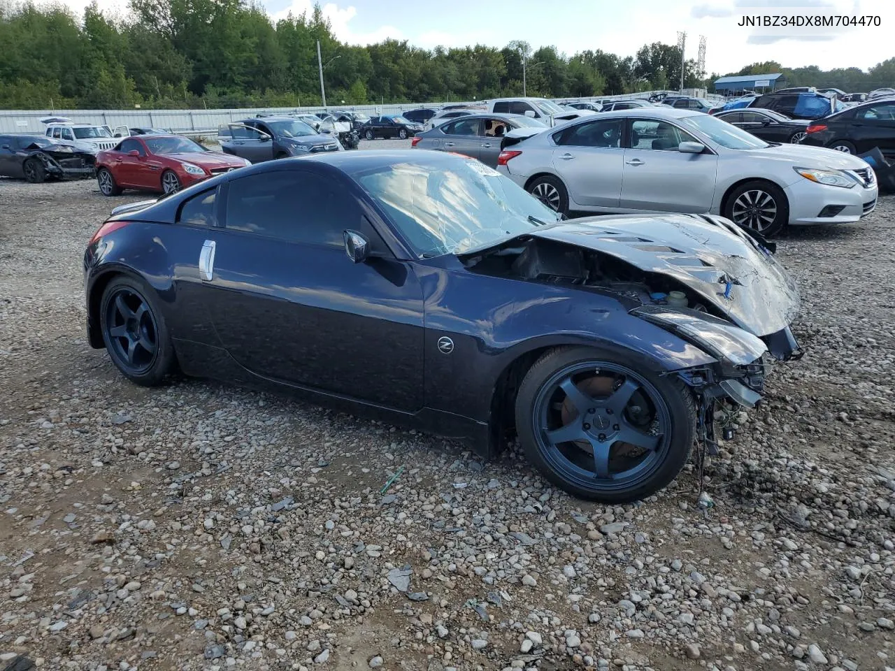 2008 Nissan 350Z Coupe VIN: JN1BZ34DX8M704470 Lot: 73738914